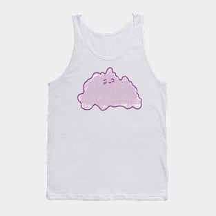 Cute Fluffy Purple Cloud Tank Top